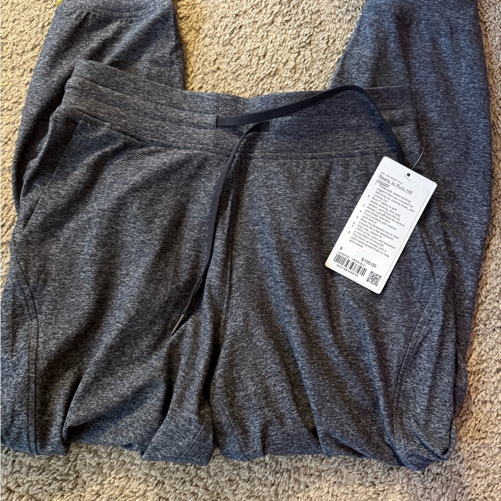 Lululemon Ready to Rulu High-Rise  Jogger Heathered Raceway Grey